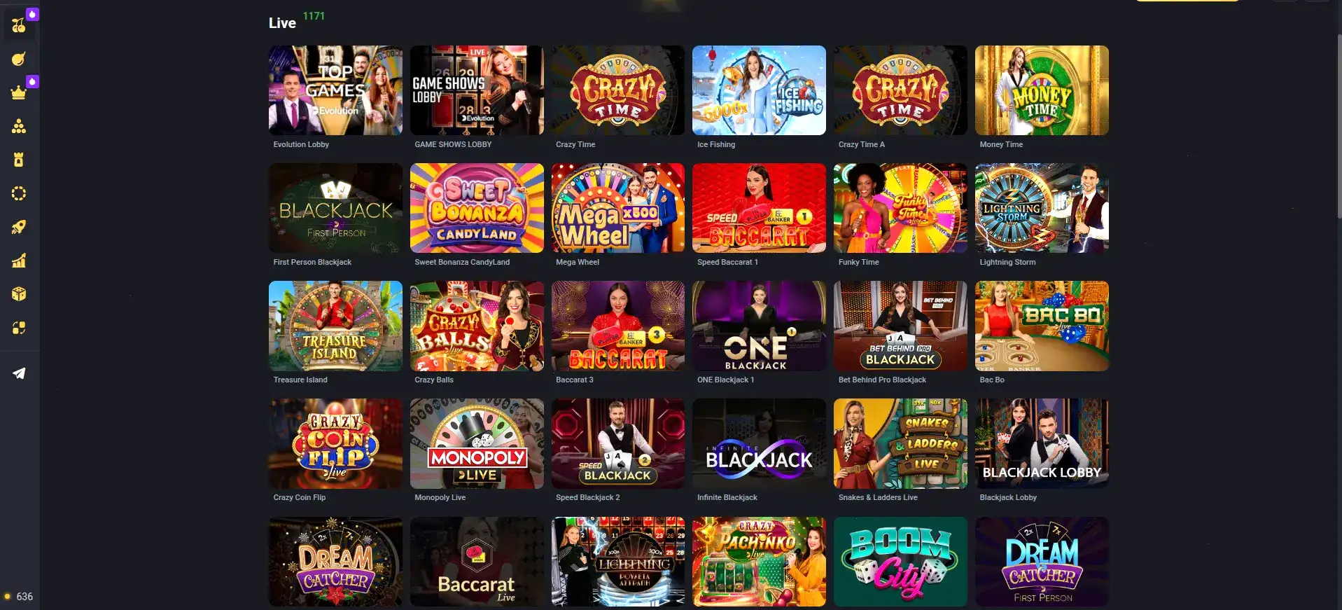 Интерфейс личного кабинета Матрешка